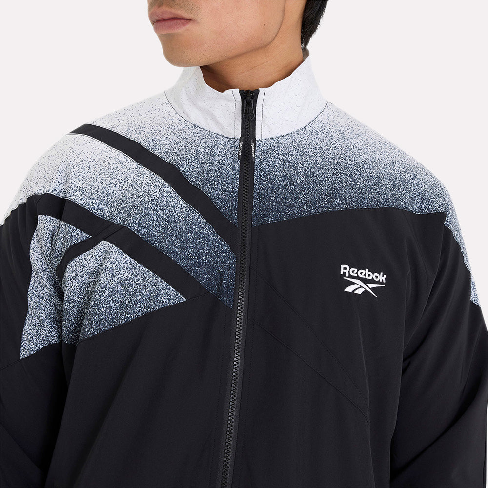 Vector Spray Print Men's Track Jacket