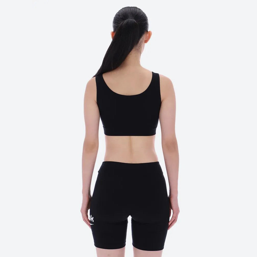 Luna Scoop Neck Small Logo Women's Bra Top