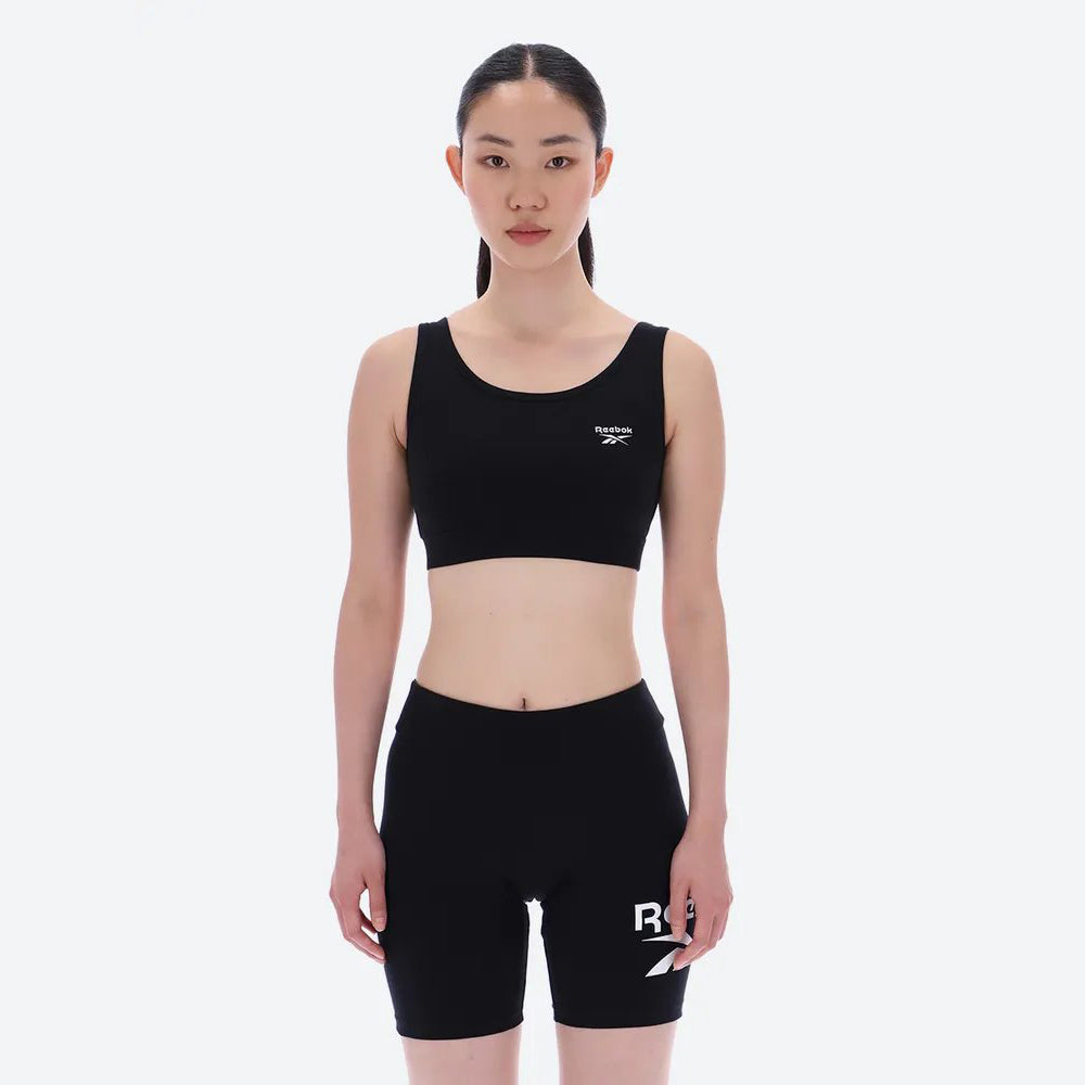 Luna Scoop Neck Small Logo Women's Bra Top