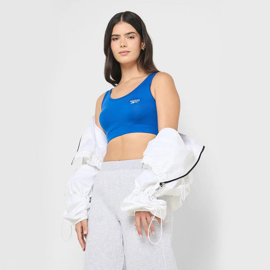 Luna Scoop Neck Small Logo Women's Bra Top