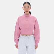 Eyeball Cropped Crewneck Women's Sweatshirt