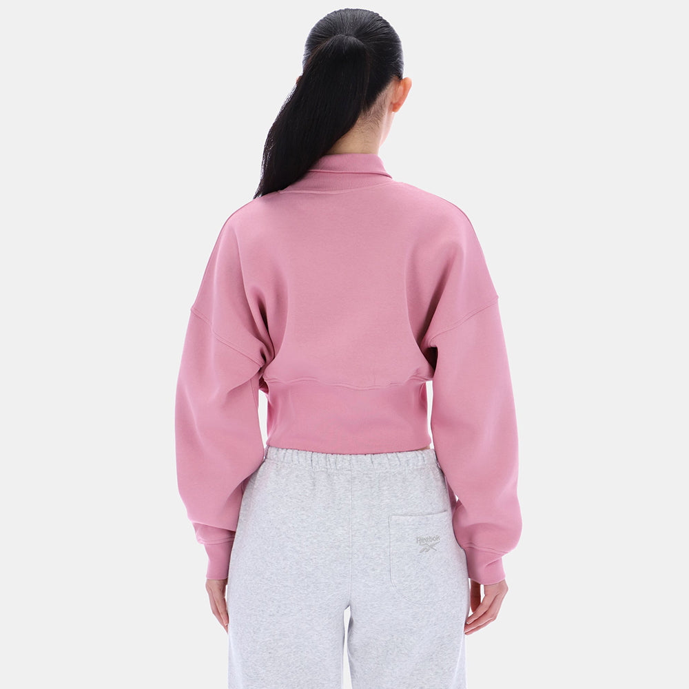 Eyeball Cropped Crewneck Women's Sweatshirt