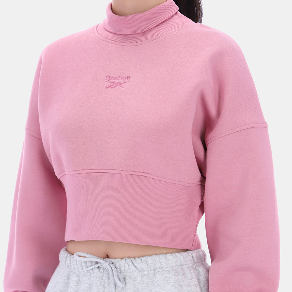 Eyeball Cropped Crewneck Women's Sweatshirt