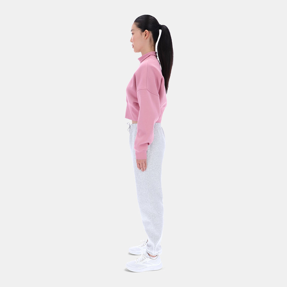 Eyeball Cropped Crewneck Women's Sweatshirt