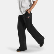 ID 2-Col Logo Fleece Wide Leg Women's Pants