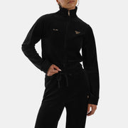 Elevated Athletic Crop Velour Women's Track Top