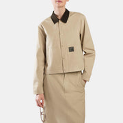 Workwear Cropped Canvas Women's Jacket