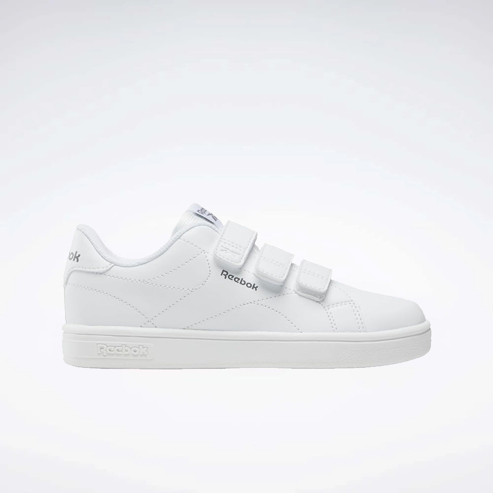 Court Clean Hook & Loop Straps Kid's Shoes