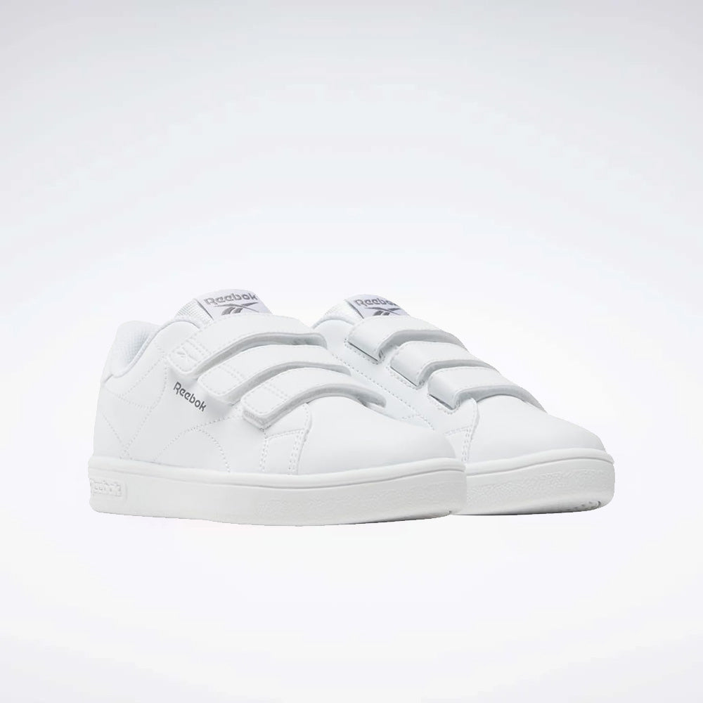 Court Clean Hook & Loop Straps Kid's Shoes
