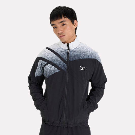 Vector Spray Print Men's Track Jacket