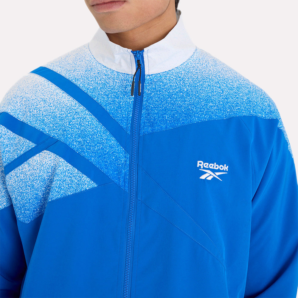 Vector Spray Print Men's Track Jacket