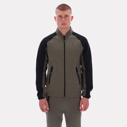 Contrast Panel Bomber Men's Jacket
