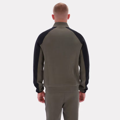 Contrast Panel Bomber Men's Jacket