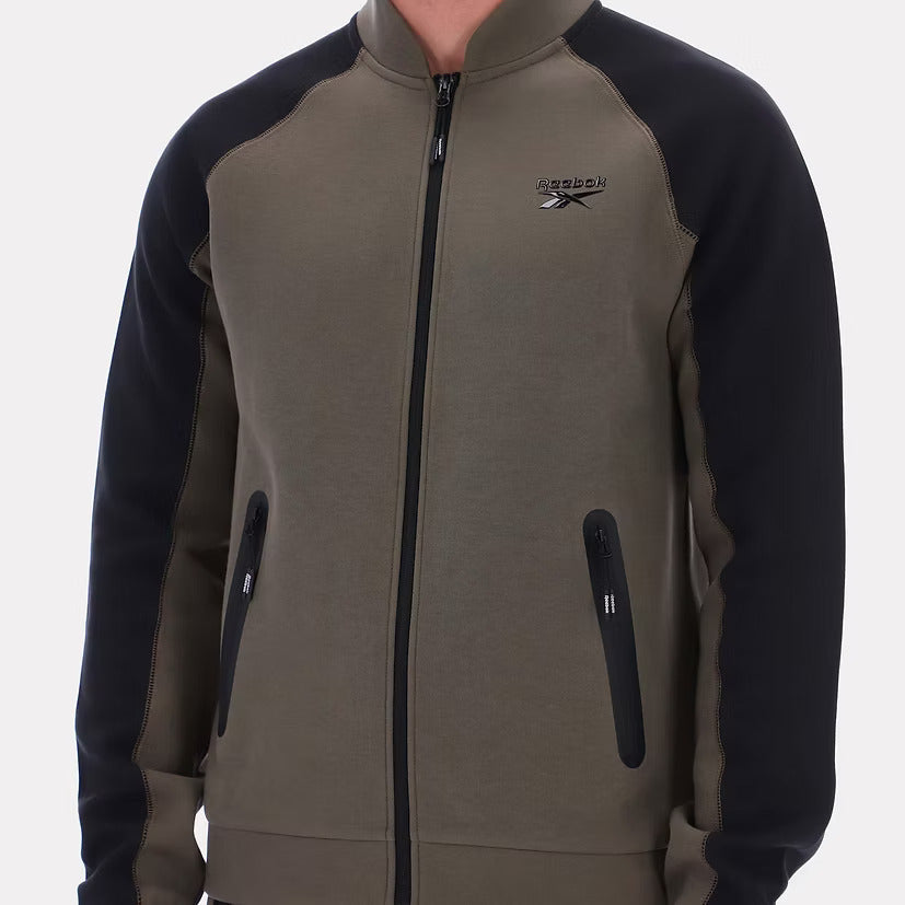 Contrast Panel Bomber Men's Jacket
