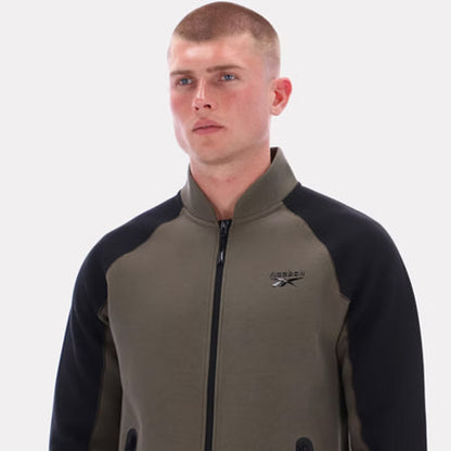Contrast Panel Bomber Men's Jacket