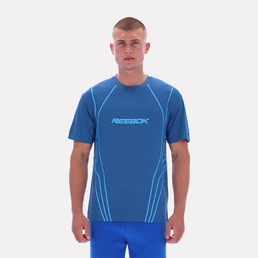 Sport Street Piping Printed Men's T-Shirt