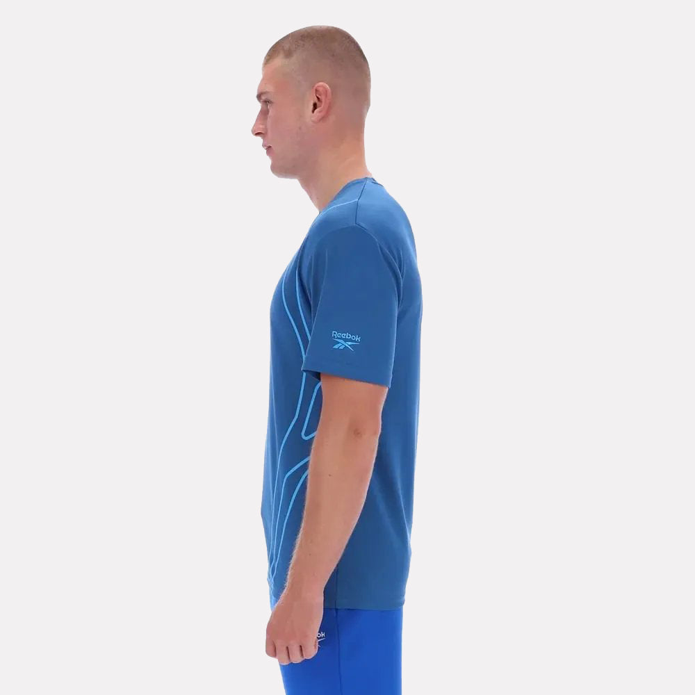 Sport Street Piping Printed Men's T-Shirt