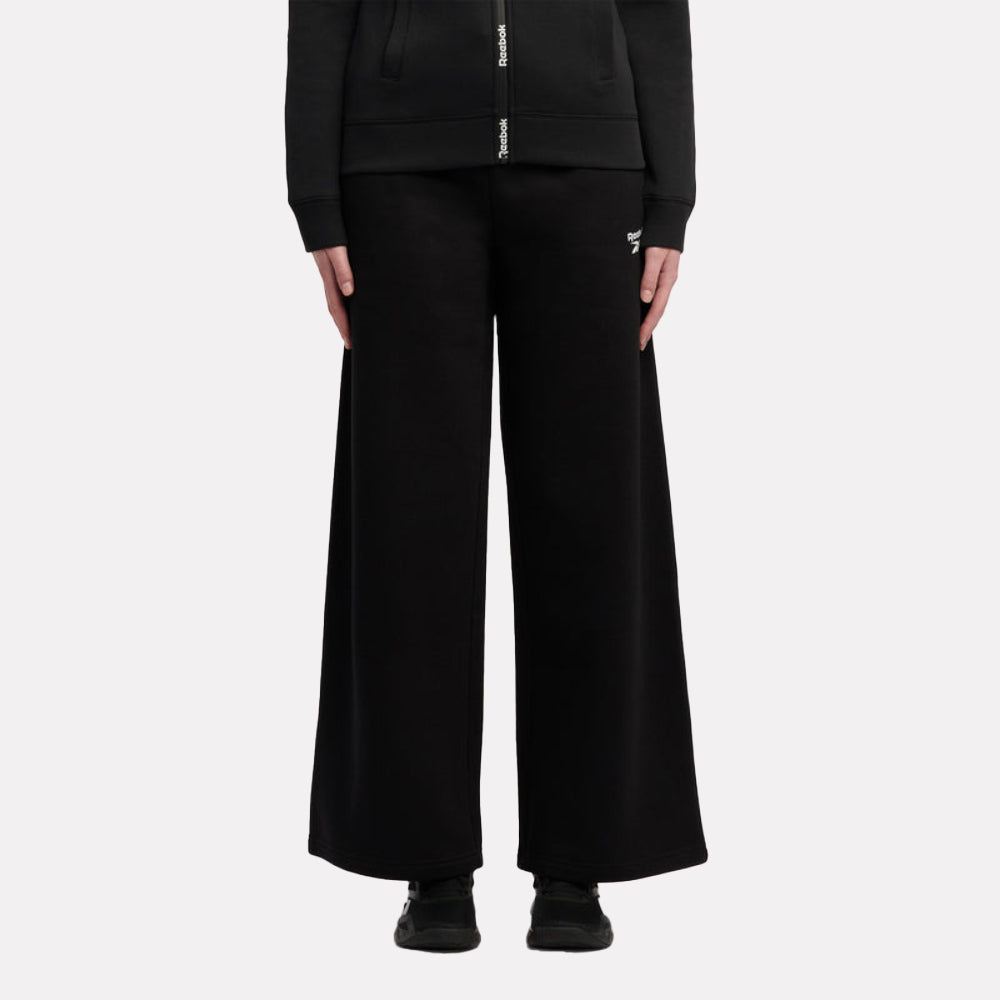 Small Logo Wide Leg Fleece Women's Pant