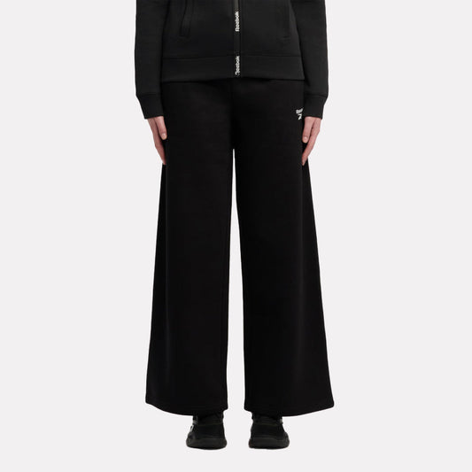 Small Logo Wide Leg Fleece Women's Pant