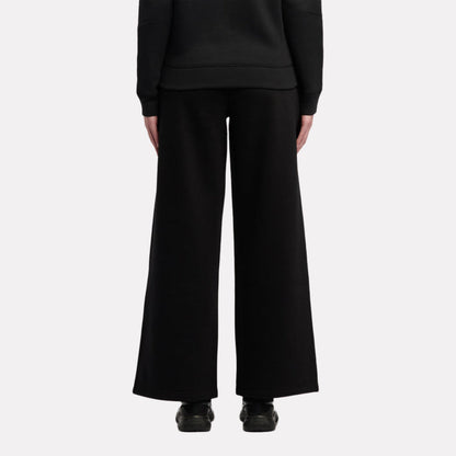 Small Logo Wide Leg Fleece Women's Pant