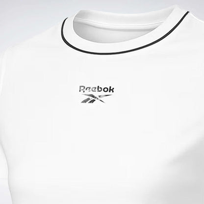 Crew Neck Cropped Short Sleeve Women's Tee