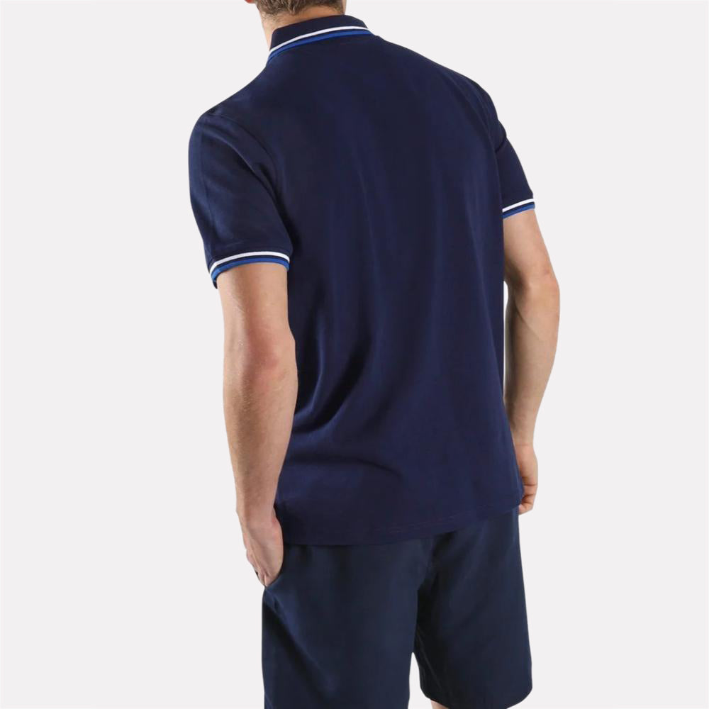 Identity Striped Rib Polo Men's T-Shirt