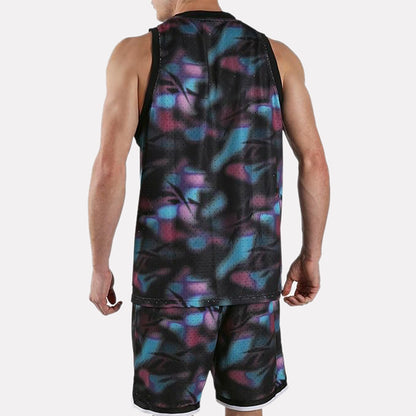 Identity Basketball Printed Jersey Men's Tank Top