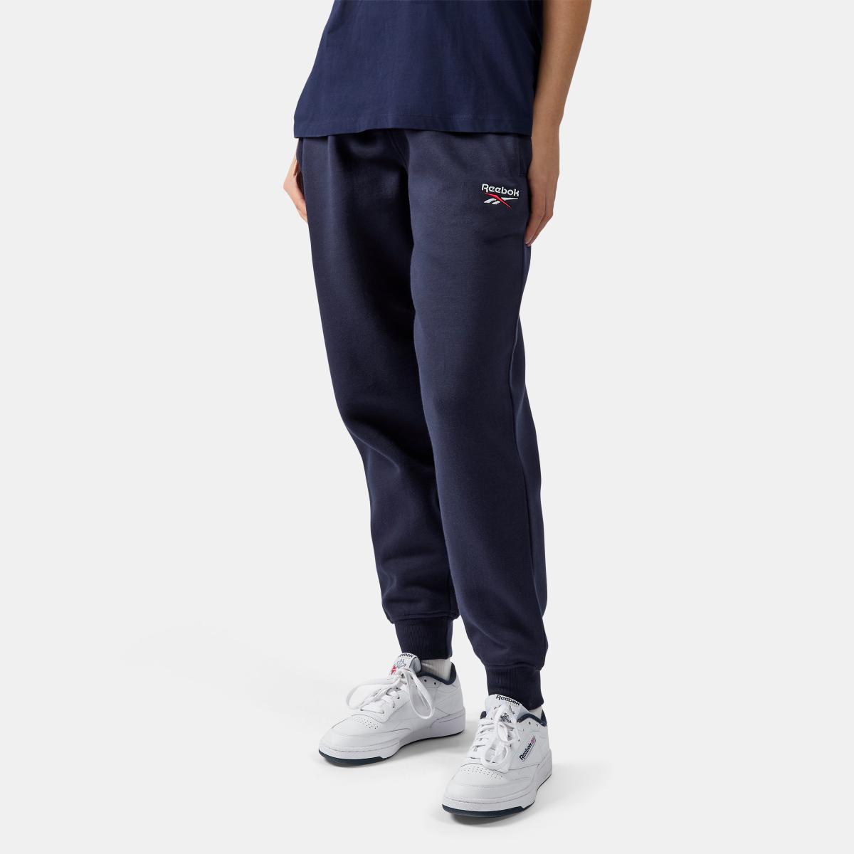 ID 2-Col Logo Fleece Cuffed Women's Jogger Pants