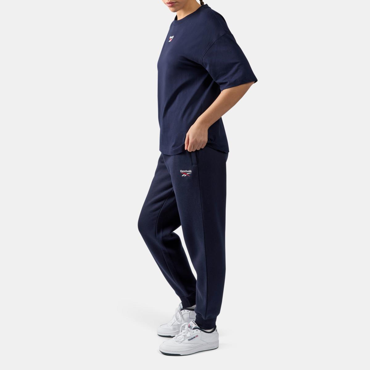 ID 2-Col Logo Fleece Cuffed Women's Jogger Pants