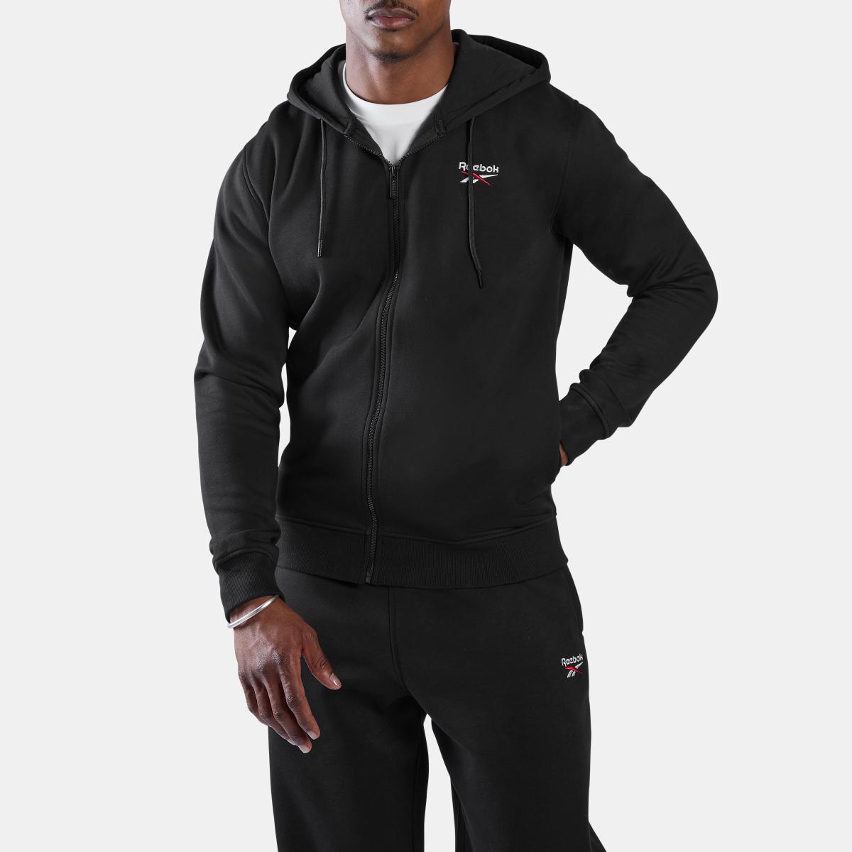 ID 2-Col Logo Fleece F/Z Men's Hoodie
