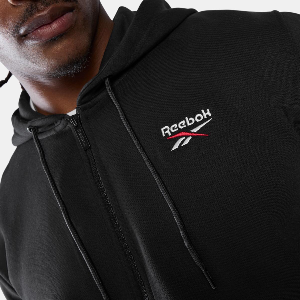 ID 2-Col Logo Fleece F/Z Men's Hoodie