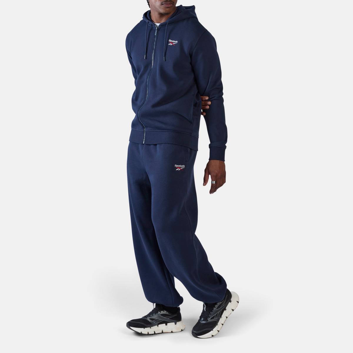 ID 2-Col Logo Fleece F/Z Men's Hoodie