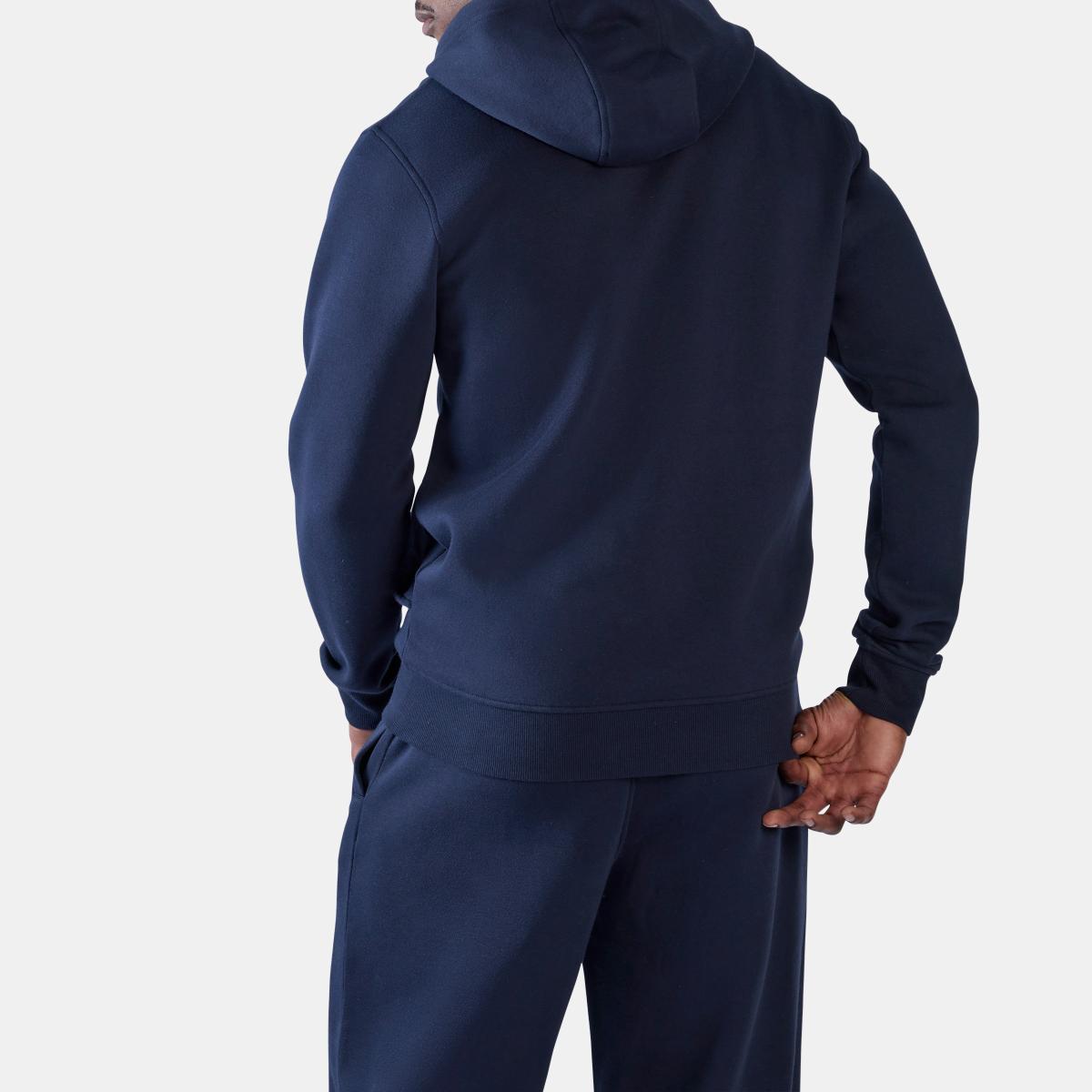 ID 2-Col Logo Fleece F/Z Men's Hoodie