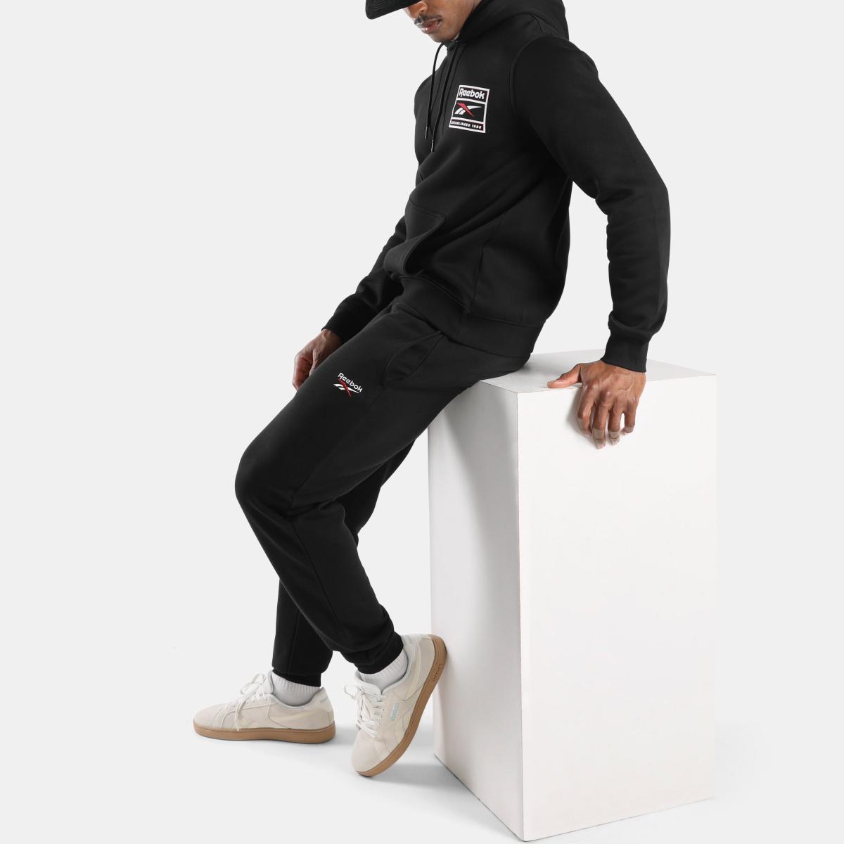 ID 2-Col Logo French Terry Cuff Jog Men's Pants