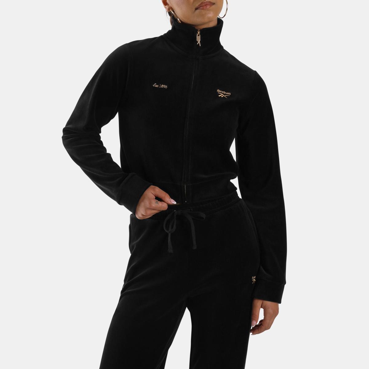 Elevated Athletic Crop Velour Women's Track Top