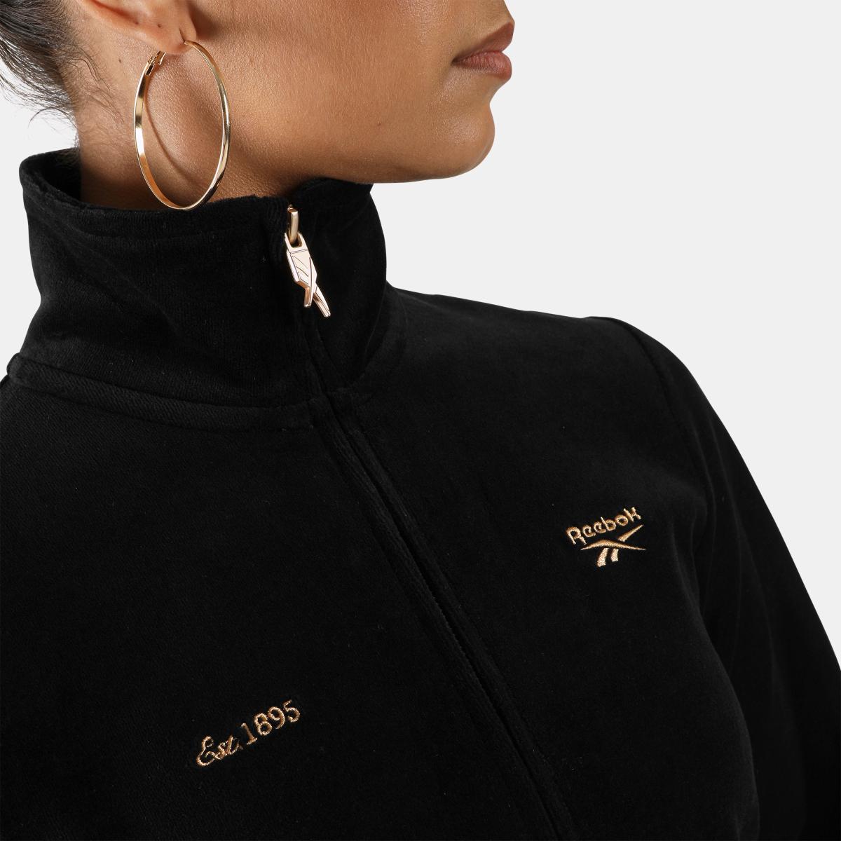 Elevated Athletic Crop Velour Women's Track Top