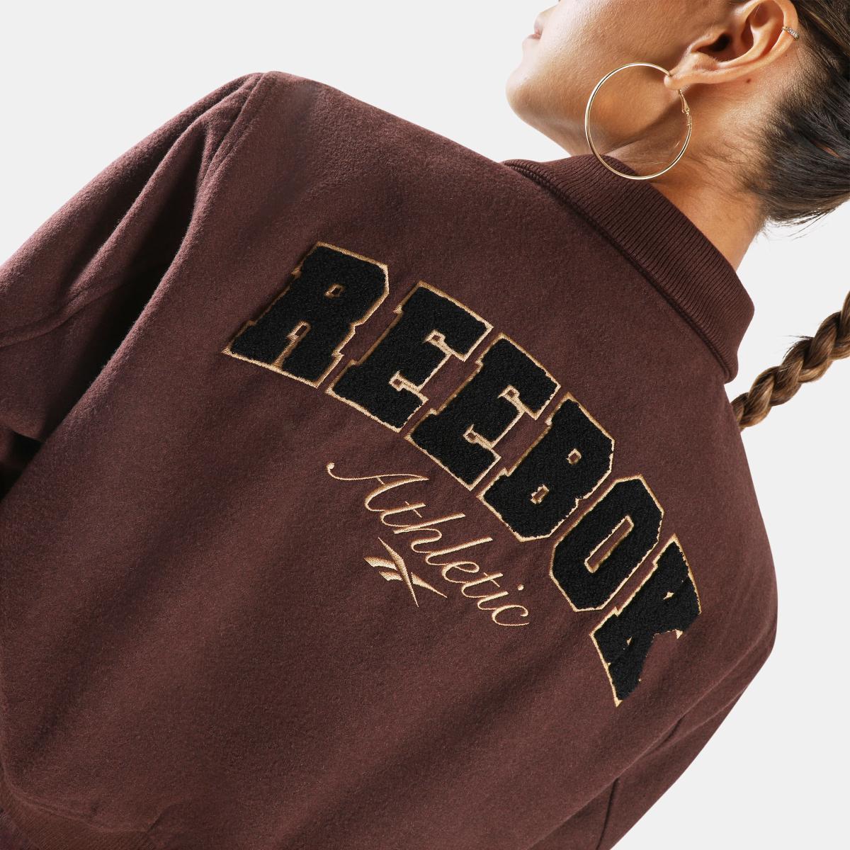 Elevated Athletic Cropped Varsity Women's Bomber