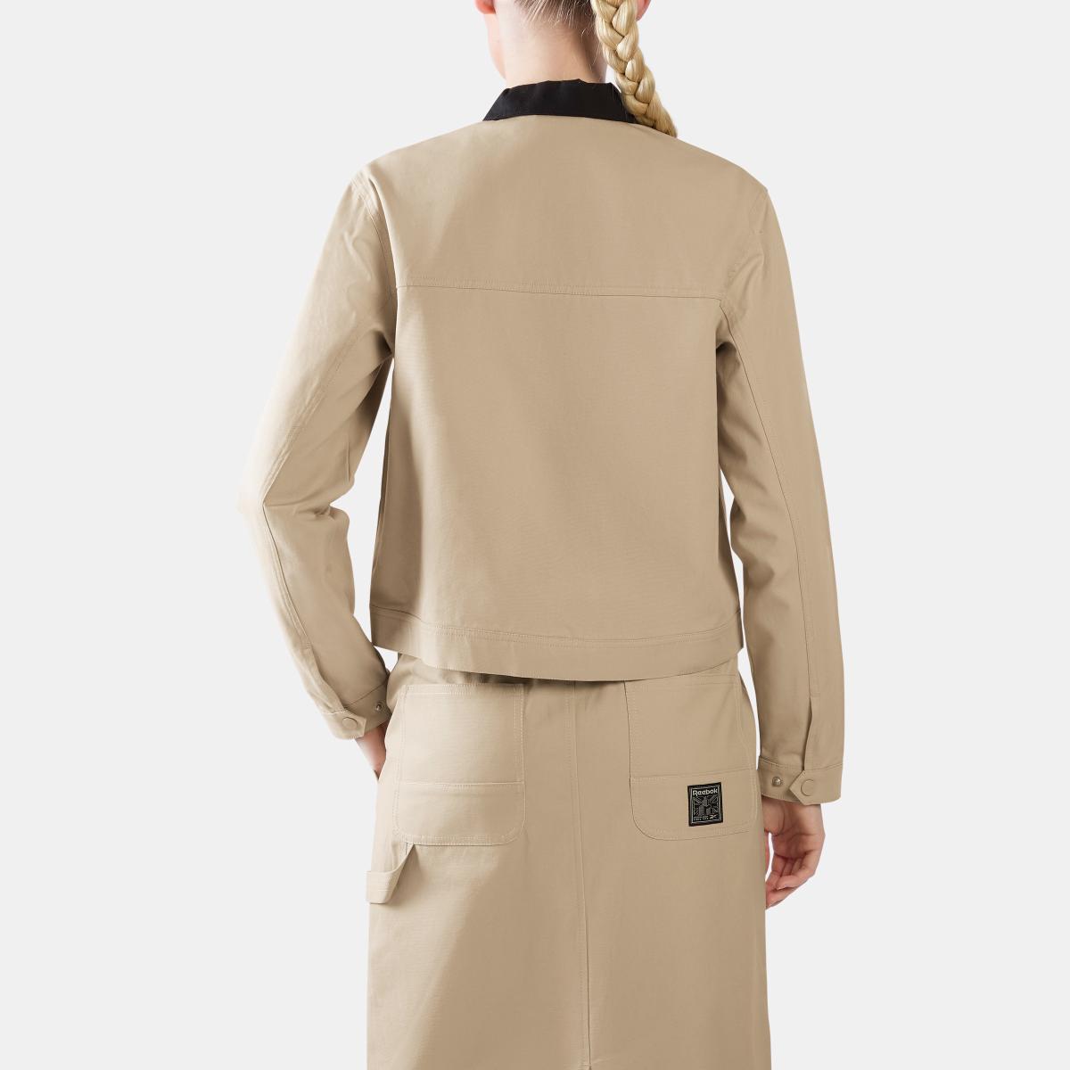 Workwear Cropped Canvas Women's Jacket
