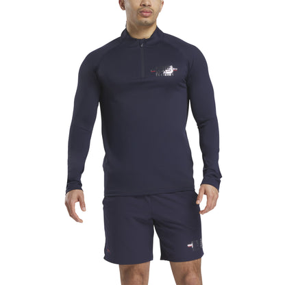 Men's Reebok x F45 Training Coach Quarter-Zip Top