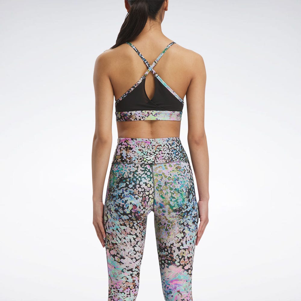 Lux Strappy Sports Women's Bra Animal Print