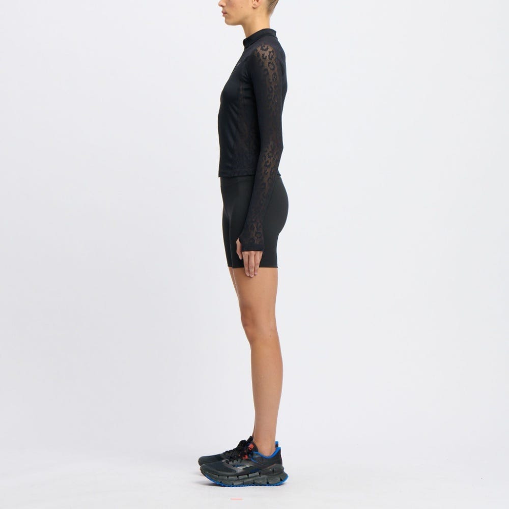 Mesh Zip-Up Women's T-Shirt