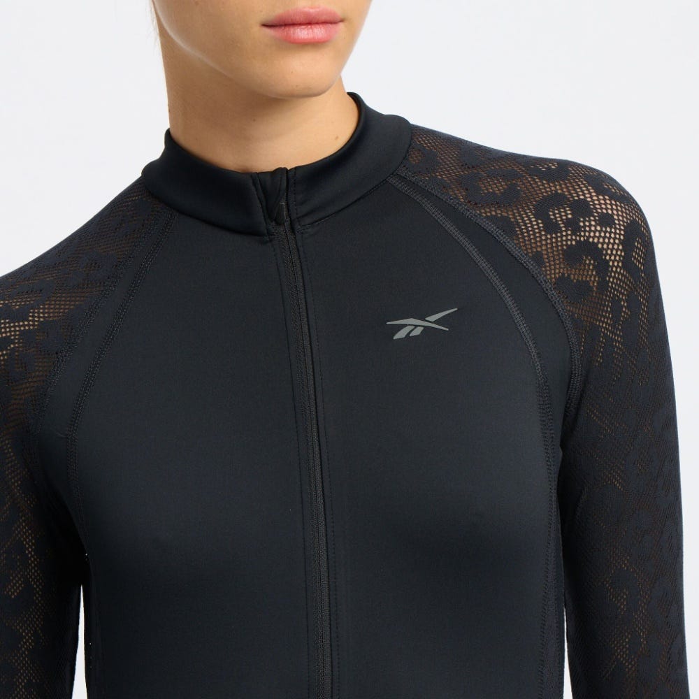Mesh Zip-Up Women's T-Shirt
