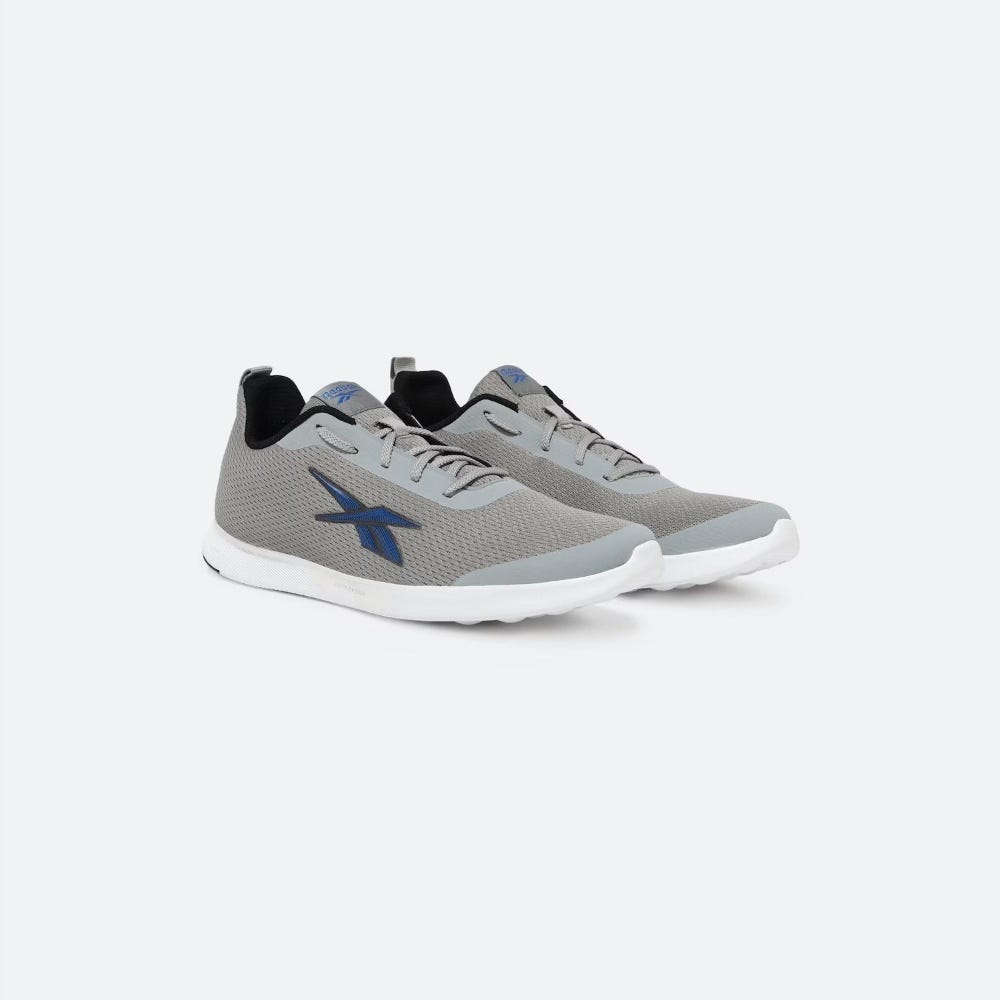 Reebok Lunar Walk M Shoes In Flat Grey/Vector Blue/Black