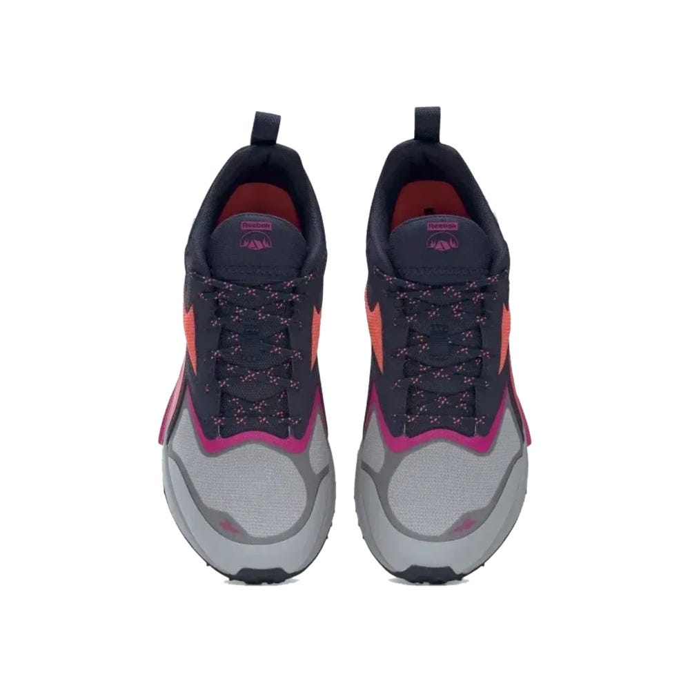 Reebok Lavante Trail 2 Shoes In Pure Grey 3/Vector Navy/Proud Pink