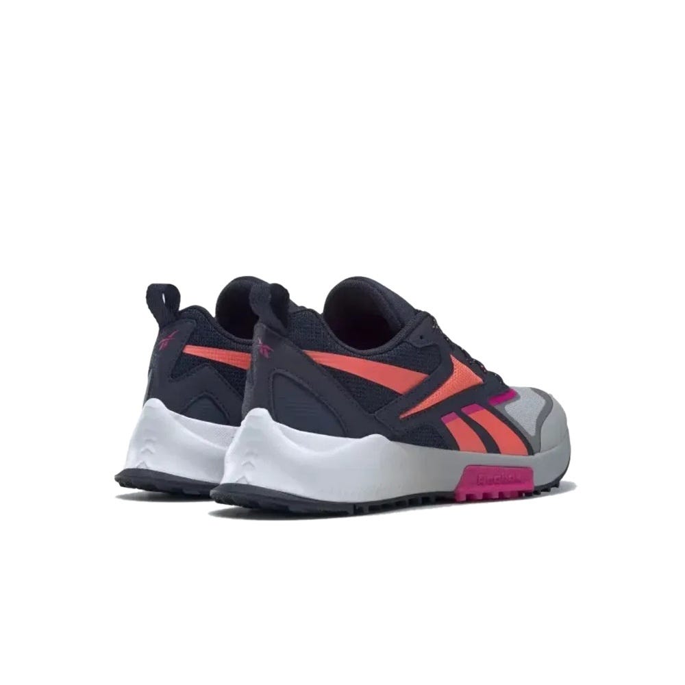 Reebok Lavante Trail 2 Shoes In Pure Grey 3/Vector Navy/Proud Pink