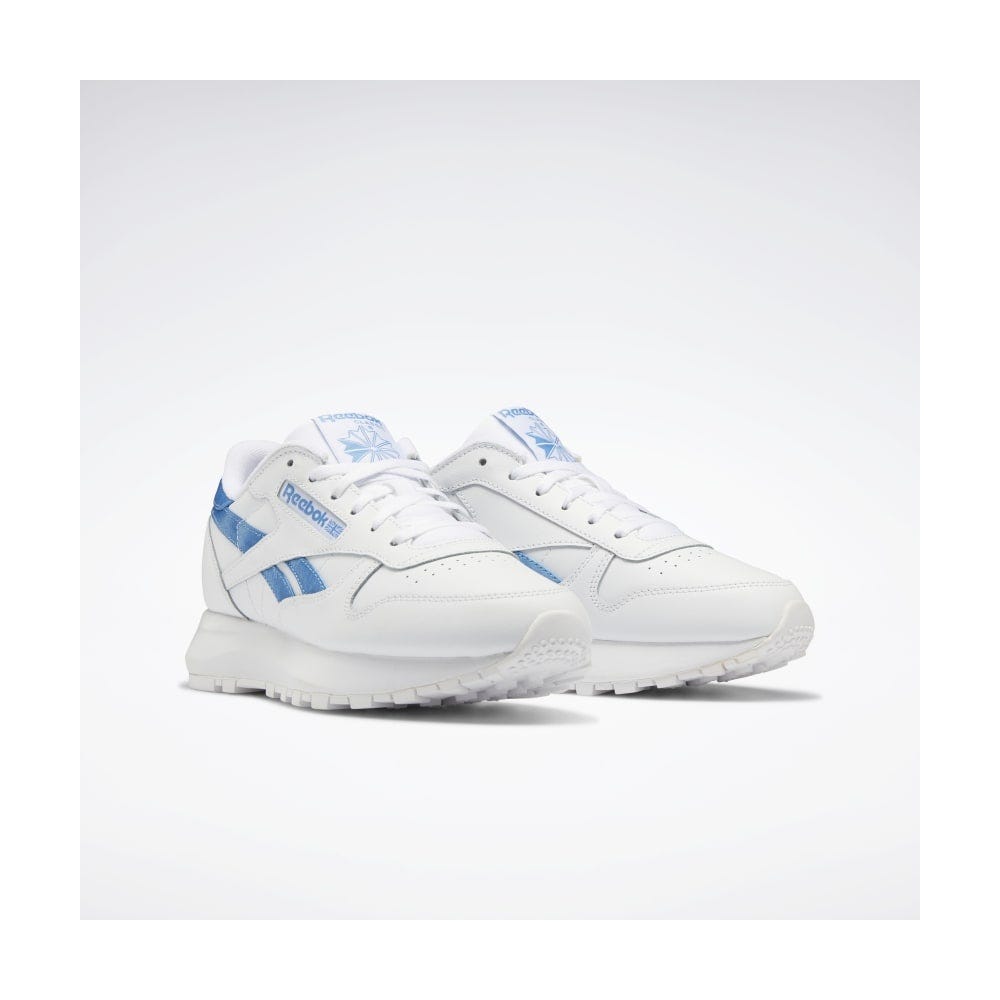 Reebok Classic Leather Sp Shoes In Ftw White/Essential Blue