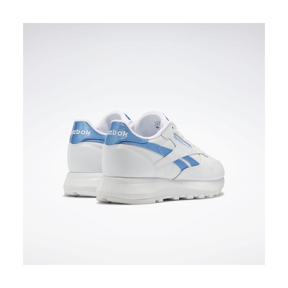 Reebok Classic Leather Sp Shoes In Ftw White/Essential Blue