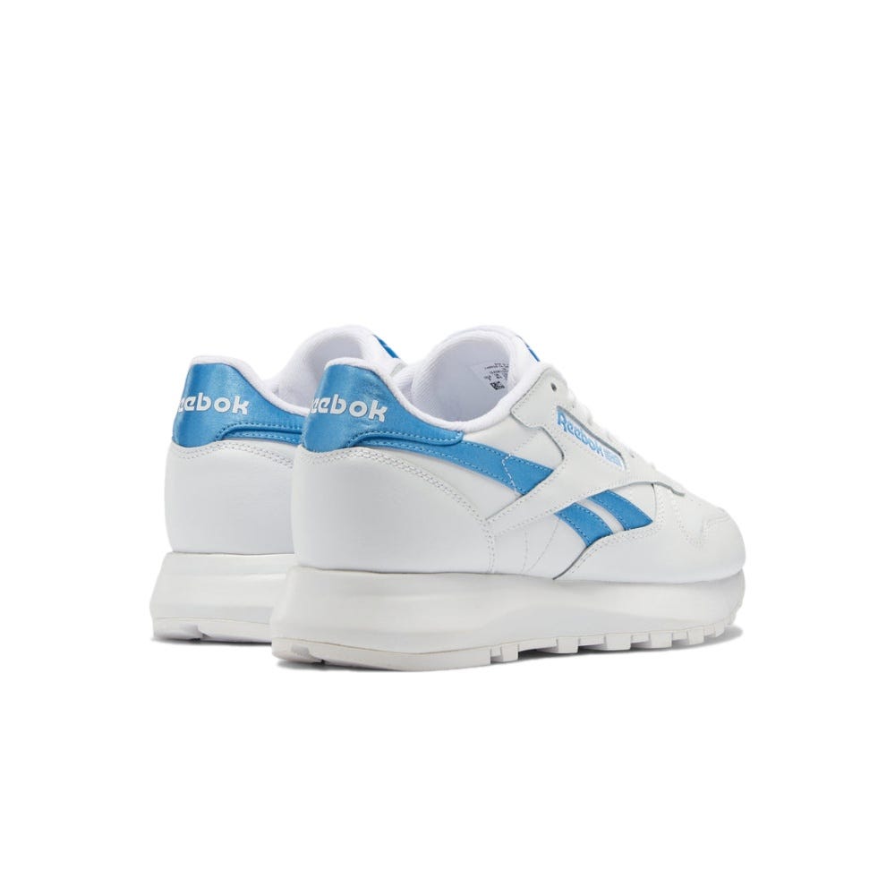 Reebok Classic Leather Sp Shoes In Ftw White/Essential Blue