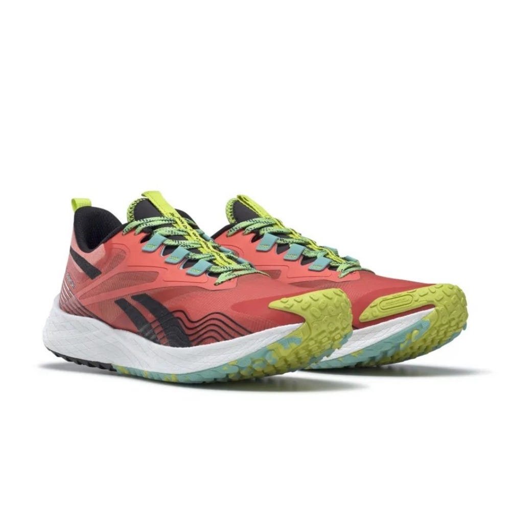 Reebok Sport Floatride Energy 4 Adventure Shoes In Semi Orange Flare/Infused Lilac/Acid Yellow