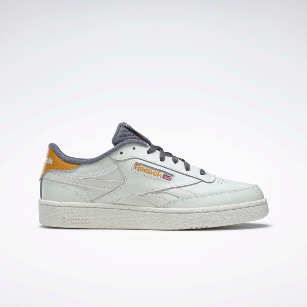 Reebok Club C Revenge In Chalk/Pure Grey/Bright Ochre